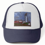 WHITLEY BAY LIGHTHOUSE A LONG TIME AGO MESH HAT