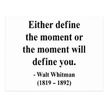 Whitman Quote 2a Postcards