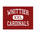 Whittier - Cardinals - High - Whittier California postcards