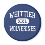 Whittier Wolverines Middle Sioux Falls Fridge Magnet