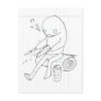 whittlin', whistlin', and drinkin' beer post card