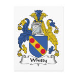 Whitty Family Crest postcards