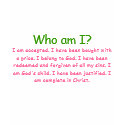 Who am I? t-shirts