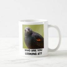 WHO ARE YOU LOOKING AT? MUG
