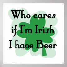 who care irish print