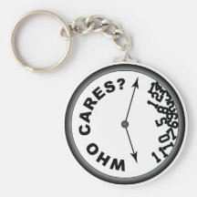 Who Cares Clock - Key Chain
