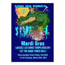 Who Da King? Louisiana Custom Invites