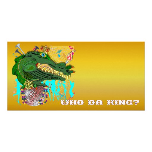 Who Da King? Louisiana Picture Card