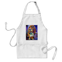 Who dat Hound dog? Aprons