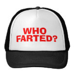 WHO FARTED MESH HATS