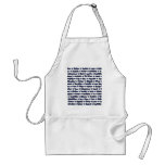 Who He Is aprons