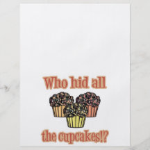 Who Hid the Cupcakes (camo) Personalized Flyer
