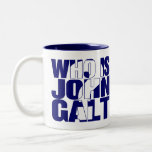Who is John Galt? 15oz mug blue