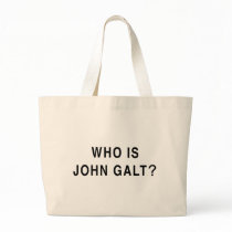 Who is John Galt? Canvas Bags