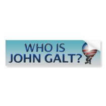 Who Is John Galt? Bumper Sticker
