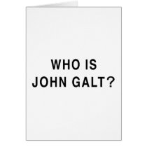 Who is John Galt? Card