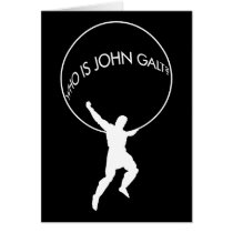 Who Is John Galt? greeting card