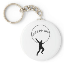 Who Is John Galt? keychain