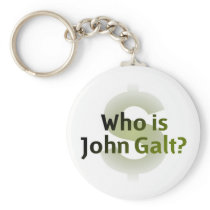 Who Is John Galt? Money Symbol Key Chains