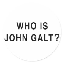 Who is John Galt? Stickers