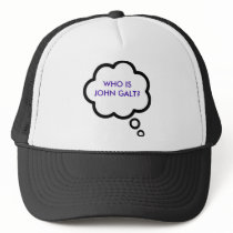 WHO IS JOHN GALT? Thought Cloud Trucker Hat