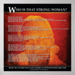 Who is that Strong Woman? - poster posters