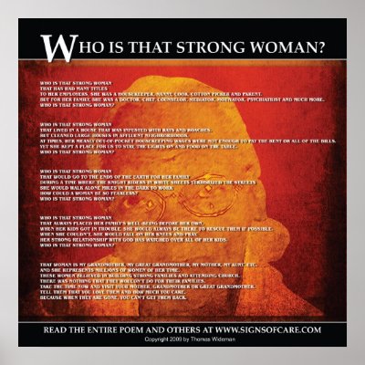 Strong Woman Poster