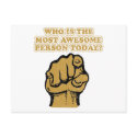 Who is the most  AWESOME ? postcards