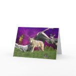 Who is Watching Whom Horizontal Greeting Card