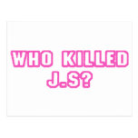 Who Killed J.S? Post Card