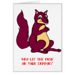 Who lit the fuse on your tampon? cards
