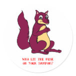 Who lit the fuse on your tampon? stickers