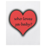 Who Loves Ya Baby? flyers