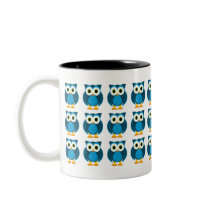 Who? Mr. Owl Cartoon Coffee Mug