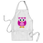 Who? Mrs. Owl Cartoon aprons