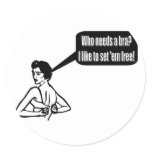 Who Needs a Bra? stickers