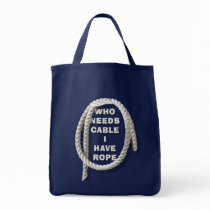 Who Needs Cable Canvas Bag