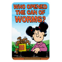 Who Opened The Can of Worms Flexible Magnets