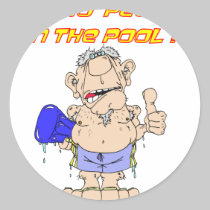 Who PEED in the Pool ? stickers