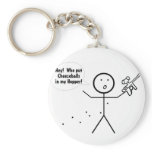 Who Put Cheeseballs in My Hopper Keychain
