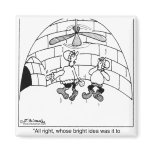 Who Put in the Ceiling Fan? Fridge Magnet