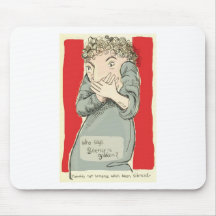Who says silence is golden? mouse pad