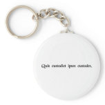 Who shall guard the guards? keychains