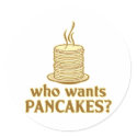 Who wants pancakes? stickers