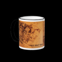 WHO WHAT WIN mugs