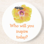 Who will you inspire today? Butterfly Flower Coast coasters