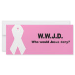 Who would Jesus deny rack cards