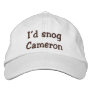 Who Would You-Snog, avoid, and Marry? Embroidered Baseball Cap