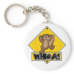 Whoa Squirrel Keychain