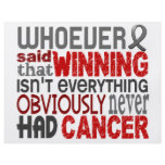 Whoever Said Brain Cancer flyers